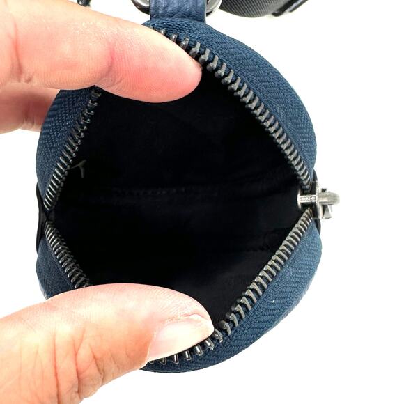 Coach Elias Belt Bag Denim Blue Suede Leather CL946 - Picture 6 of 9